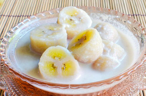 Image plat: Bananes lait de coco